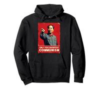 Mao Zedong Only You Can Defeat Communism Propagada Art Pullover Hoodie