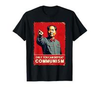 Mao Zedong Only You Can Defeat Communism Propagada Art T-Shirt