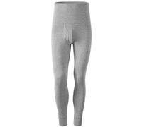 MAOAEAD Men's Soft Cotton Long Johns Plus Size Autumn Winter Tight Underwear Stretchy High Waist Thermal Bottoms Trousers (Light Grey,6XL)