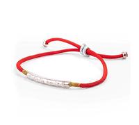 MAOAEAD Tibetan Lucky Bracelet Red String Bracelet Buddhist Lucky Charm 999 Sterling Silver Six True Words Bracelet for Men and Women (Silver)