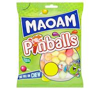 Maoam Pinballs PM £1 160g x 12 x 1 Kids Party Sweets Candy Confectionary
