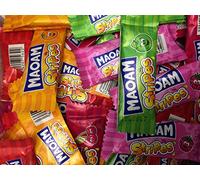 Maoam Stripes 20 x HARIBO Flavour Mix Fruit Chews Kids Party Retro Sweets Candy