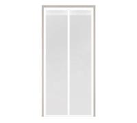 MAOBOZI Magnetic Door Insulation Cover 95x215cm, with Hook and Loop Tape Privacy Door Blind Magnetic Adsorption, for Back,Front Doors,Patio.Matte-White