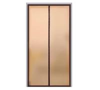 MAOBOZI Thermal Door Curtain 150x210cm, Windproof Dustproof Front Door Curtain Thermal Energy Efficient, for French Doors, Greenhouse.Matte-Brown