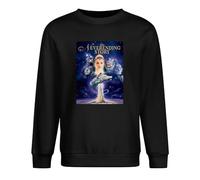Maodisen VeronicaNelson The Neverending Story Fantasy Movie Cool Casual Men's Long Sleeve Crewneck 100% Cotton Pullover Unisex Sweatshirts Black XL