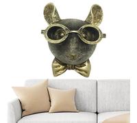 Maodom Animal Wall Heads | Wall Mounted Resin Animal Head Head Sculpture Wall Art | Animal Head Sculpture Safe Non Fading for Bedroom Living Room Hotel