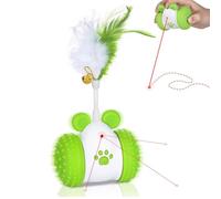 Maodom Automatic Cat Toy,Electric Rechargeable Funny Cat Game - Energy Consuming Game, Fun Kitten Exercise Toys for Pets Training at Home