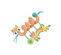 Maodom Baby Car Seat Toy,Car Seat Activity Toy | Sensory Plush Colorful Stroller Ornament for 0-3 Years Old Bassinet Nursery Kids Room Cognitive Skills Boy Girl Traveling Driving