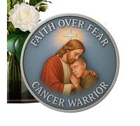 Maodom Commemorative Coin,Christian Faith Pocket Coin | Commemorative Medallion Detailed Collection for Enthusiasts Women Men Fans Adults Spiritual Support Home