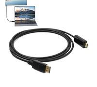 Maodom Computer Monitor Cable - 1.8M 4K High Definition DP Monitor Cable - Data Transfer Replacement Long Wires for Video Internet Media Streaming Theater It Professionals Desktops Office