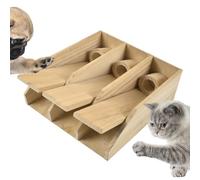 Maodom Dog Toy Treat Dispenser - Piano Keyboard Dog Treat Toys to Keep Them Busy,Wooden Dispensing Interactive Teeth Cleaning Training for Reduces Stress Chewing Food Puppy Indoor Playing