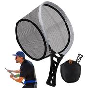 Maodom Fishing Net with Handle - Folding Aquarium Scooper - Portable Outdoor Fishing Net for Stream Mountain Shallows Riverbeds Wading