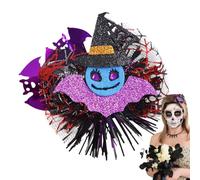 Maodom Halloween Hair Clips - Cute Glittery Animal Gauze Barrettes,Holiday Horror Duckbill Clip Decor, Non Slip Pumpkin Ghost Hairpin for Halloween Costume
