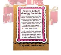 Maodom Magnetic Bible Bookmarks - Religious Page Marker,Scripture Christian Bookmark | for Readers Men Students Collectors Church Sunday School Home Library Classroom Coffee Shop Personal Devotion