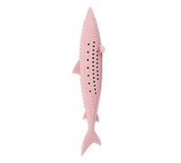 Maodom Silicone Fish Cat Chewing Toys, Catnip Pet Teeth Cleaning Toy Cat Toothbrush Toy Interactive Toy Simulation Fish Shape Toy for Pet Cat Kitten