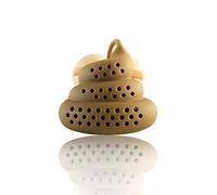 Maodom Silicone Tea Filter for Cup Poo Turd Shape Tea Strainer Filter Infuser Prank Trick Prop Drink Tool Reusable Safe Loose Tea Bags Strainer Filter