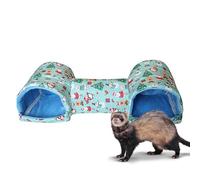 Maodom Small Animal Tunnel,Halloween Soft Washable Cage Toys | Chinchillas Tunnels Sleeping Bed Hideaway,for Chinchillas, Rabbits, Squirrels, Pets, Small Animals