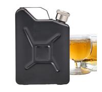 Maodom Stainless Steel Flask - Camping Flask 150ml,Stainless Steel Wine Barrel Leak-Proof Whiskey Container for Travel Hiking Trekking Gym Camping Adventure Runner Daily Picnic