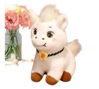 Maodom Stuffed Horse | Big Eyes Cute Decor,Stuffed Horses Plush Wear Flower Bow,for Classroom Easter Halloween Christmas Birthday Decor Bedroom Nursery Playroom Bookshelves