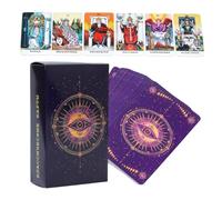Maodom Tarot Deck | Inspirational Board Party Game | 78 Sheets Divination Card Game Deck | for Family Adults Home Daily Travel Holiday Gathering Festival Event Party
