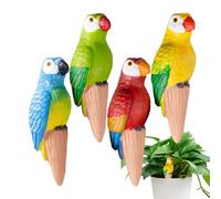 Maodom Vacation Plant Watering Devices | Plant Waterer Terracotta Self Watering Spikes | Automatic Slow Release Potted Stakes Parrot Houseplant Care for Travel Planter Garden