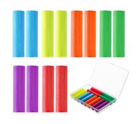 Maoerdental 12PCS Aligner Chew, Aligner Trays Chompers for Invisalign, Orthodontic Chompers Retainer Trays Seaters with Travel Carrying Case (Mix Colors)