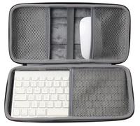 Maoershan Magic Keyboard Storge Travel Case Compatible with Apple iMac M4 M3 Wireless Magic Keyboard + Magic Mouse Combo(Only Case)