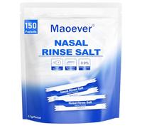 MAOEVER Neti Pot Salt Packets - 150 Individual Saline Packets for Nasal Wash | Neti Pot Refill Kit | Effective Nasal Irrigation | Sinus Care | Nasal Cleansing Solution(Blue)
