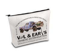MAOFAED 90s Movie Inspired Gift, 90s Nostalgia Cosmetic Bag, Travel Makeup Bag for Women, Horror Movie Gift, val&earls, Fashion