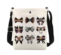 MAOFAED Bad Witches Gift, Halloween Party Favor, Coquette Bows Crossbody Bag, Family Vocation Gift(villainbow)