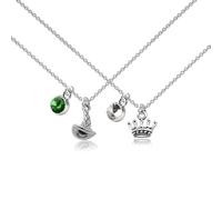 MAOFAED Because I Knew You I Have Been Changed for Good,Musical Inspired Gift, Witches Charm Friendship Gift, S, Stainless Steel, abalone