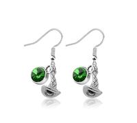 MAOFAED Because I Knew You I Have Been Changed for Good,Musical Inspired Gift, Witches Charm Friendship Gift, S, Stainless Steel, Abalone