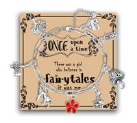 MAOFAED Fairy Tale Chain Bracelet for Her, Folk Tale, Fairytale Jewelry, Stories Time Gift(once hoodlink)