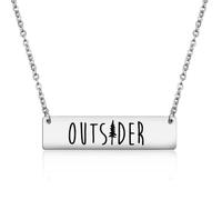 MAOFAED Forest Necklace for Outdoor Lovers, Outdoor Enthusiast Gift, Hiking Gift, Adventure Gifts, Nature Lover Gifts(outsiderNe)