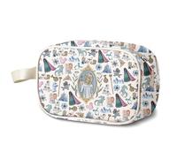 MAOFAED Freeze Princess Gift, Cartoon Princess Clear Travel Bag for Fans, Organizer Bag for Traveling (freeze princess)