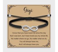 MAOFAED Infinity Love Bracelet for Gigi, Grandma Gift Idea, Mother’s Day Gift Merchandise(infinity gigi)