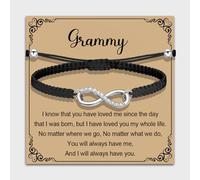MAOFAED Infinity Love Bracelet for Grammy, Grandma Gift Idea, Mother’s Day Gift Merchandise(infinity grammy)