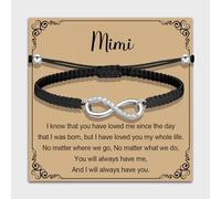 MAOFAED Infinity Love Bracelet for Mimi, Grandma Gift Idea, Mother’s Day Gift Merchandise(infinity mimi)