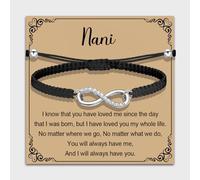 MAOFAED Infinity Love Bracelet for Nani, Grandma Gift Idea, Mother’s Day Gift Merchandise(infinity nani)