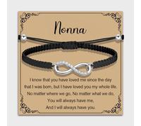 MAOFAED Infinity Love Bracelet for Nonna, Grandma Gift Idea, Mother’s Day Gift Merchandise(infinity nonna)