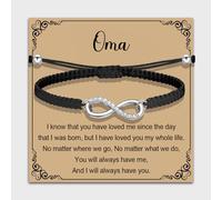 MAOFAED Infinity Love Bracelet for Oma, Grandma Gift Idea, Mother’s Day Gift Merchandise(infinity oma)