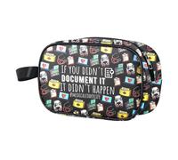 MAOFAED Medical Coder Gift, Medical Coding Gift, If You Didn't Document It It Didn't Happen Clear Cosmetic Bag(medicalCoderLife)