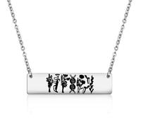 MAOFAED Molecular Biology Necklace, Biochemistry Teacher Gift, Medical Technologist Gift, Scientist Necklace(scientist necklace)