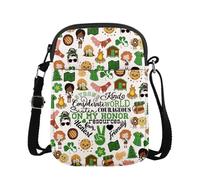 MAOFAED Troop Leader Gift, Camping Troop Crossbody for Camper, Adventure Gifts, Inspirational Quote, Gifts for Girl Team(Strong kindUK)
