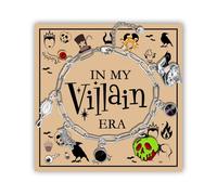 MAOFAED Villain Charm Silver Chain Bracelet, Evil Gift, Paperclip Bracelet for Women（snowlink
