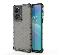 MAOGE Case for OnePlus Nord 2T 5G, Ultra-thin Silicone TPU Shockproof Bumper Phone Case Cover [Advanced Air Cushion Drop Protection] [Honeycomb Shape] - Black
