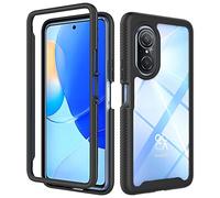 MAOGE Clear Case for Huawei nova 9 SE, Military Grade Full Body Rugged Armor Case Cover, Heavy Duty Dropproof Shockproof Case - Black