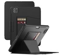 Maogoam For iPad Pro 11 inch Case 1st/2nd/3rd/4th Generation 2018/2020/2021/2022, Compatible With Apple Pencil Wireless Charging, 7 Standing View Angles, Sleep/Wake Cover, Black