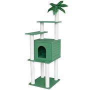 MAOHEGOU 72 Inches Tall Cat Tree, Outdoor Cat House, Weatherproof Large Cat Condo with Cat Scratch Post, for Outdoor and Indoor Cat Towers