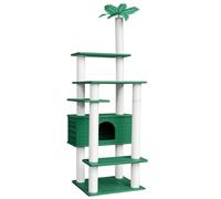 MAOHEGOU 74 Inches Tall Outdoor Weatherproof Cat Tower, Multi-Level Cat Tree, Large Cat Condo with PVC Board and Cat Scratching Posts, for Outside and Indoor Cat Houses